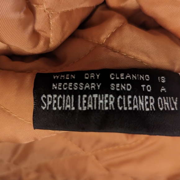 Adventure Bound Wilson’s Tan Leather Jacket Coat Size large - Picture 2 of 12